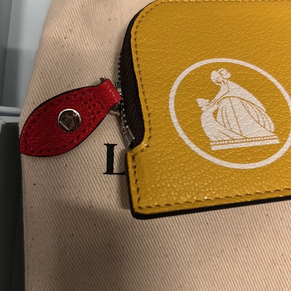 Authentic! Lanvin coin cc wallet Bright Yellow - Picture 2 of 6